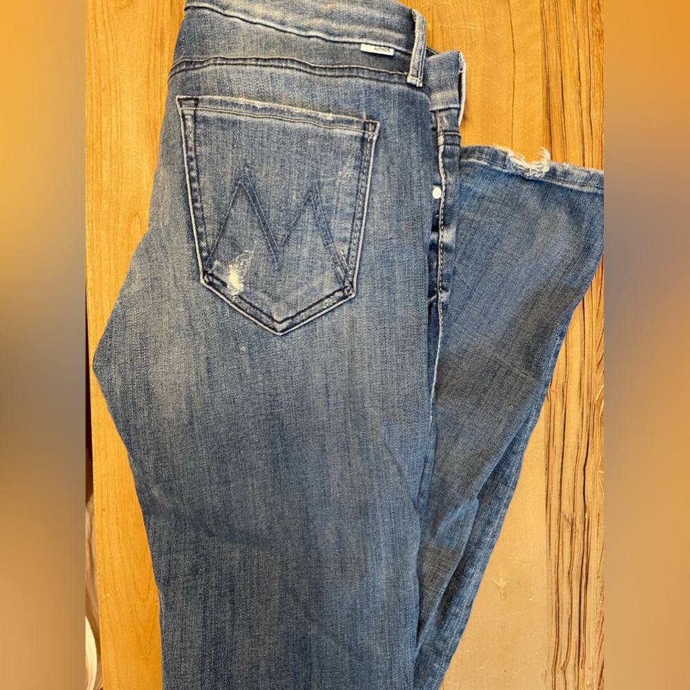 Mother jeans. The looker crop skinny